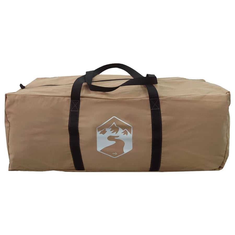 Gezinstent Bruin 8-persoons 185T Polyester met PU Coating