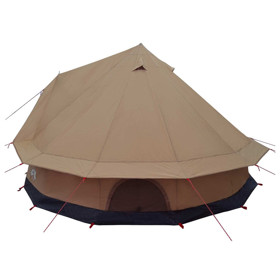 Gezinstent Bruin 8-persoons 185T Polyester met PU Coating