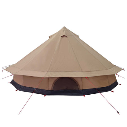 Gezinstent Bruin 10-persoons 185T Polyester met PU Coating
