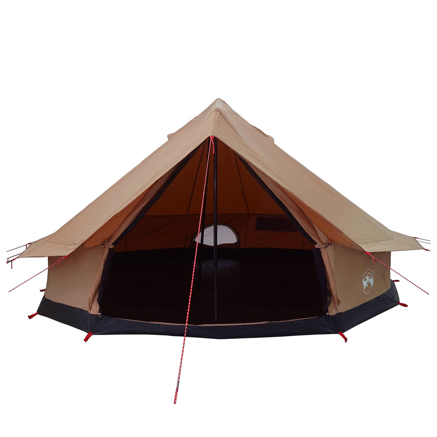 Gezinstent Bruin 10-persoons 185T Polyester met PU Coating