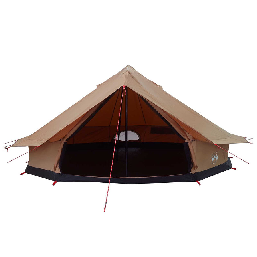 Gezinstent Bruin 12-Persoons 185T Polyester met PU Coating