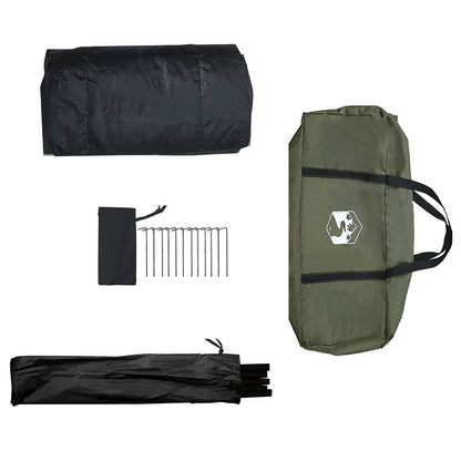 Huisje Tent Legergroen 340 x 246 x 210 cm