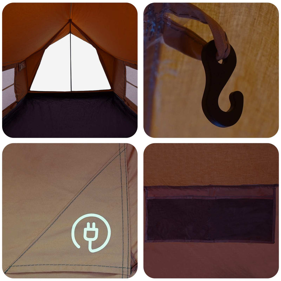 Huisje Tent Bruin 340 x 246 x 210 cm