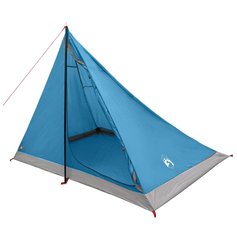 Backpacking Tent Blauw 4-persoons 185T Polyester met PU Coating