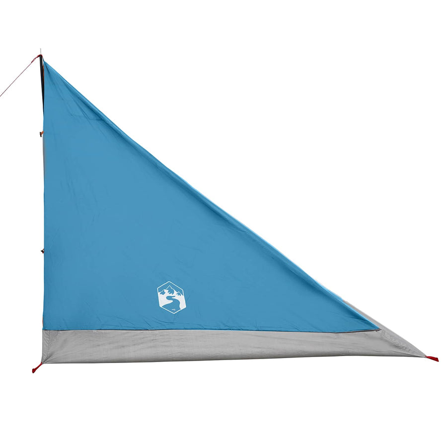 Backpacking Tent Blauw 4-persoons 185T Polyester met PU Coating