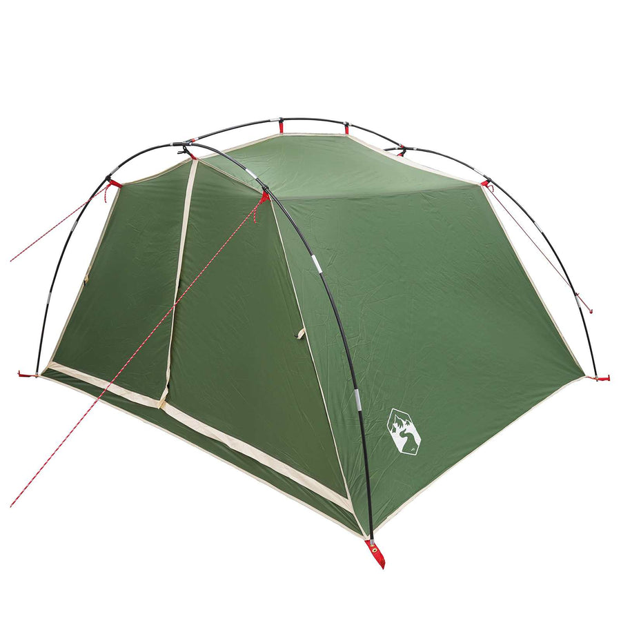 Tunneltent Groen 4-persoons 185T Polyester met PU Coating