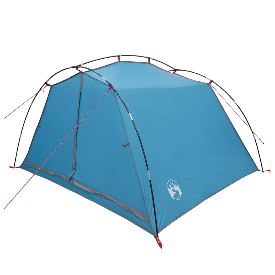 Tunneltent Blauw 4-persoons 185T Polyester met PU Coating