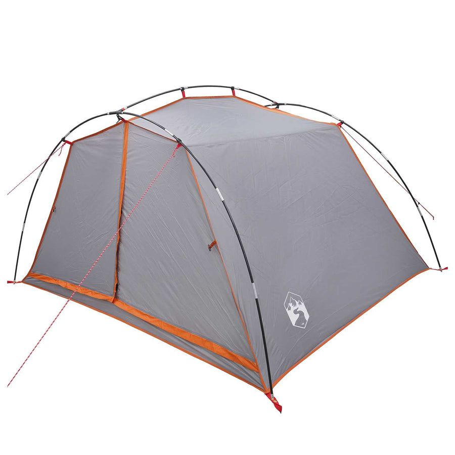 Tunneltent Grijs en Oranje 4-persoons