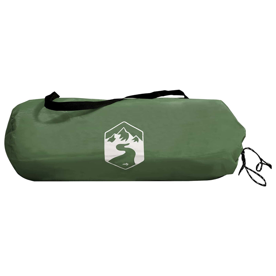 Tunneltent Groen 2-persoons 185T Polyester met PU Coating
