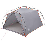 Tunneltent 2-persoons grijs oranje 210x130x108 cm