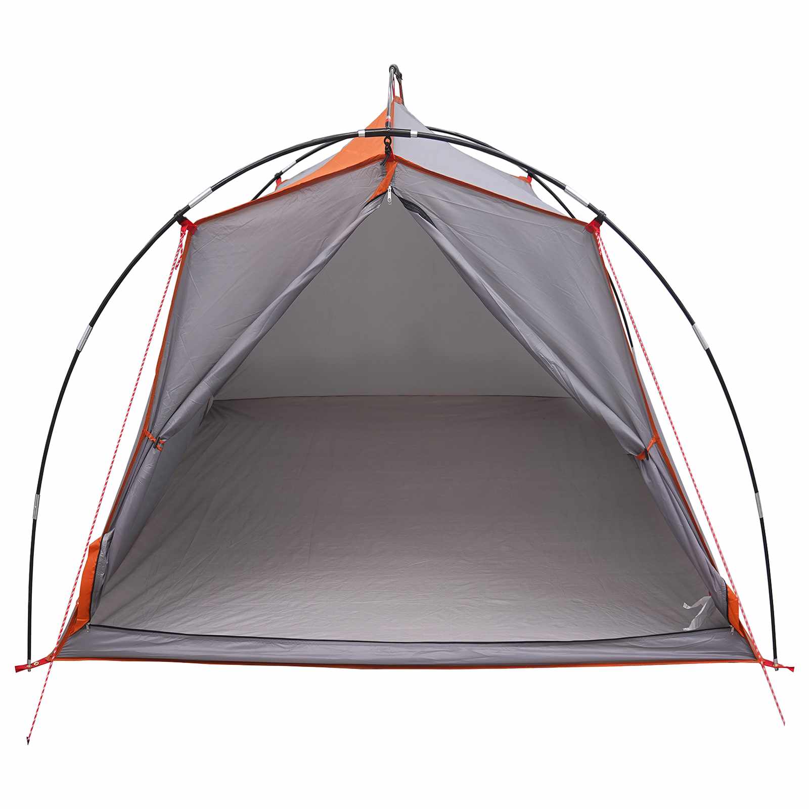 Tunneltent Grijs en Oranje 2-persoons