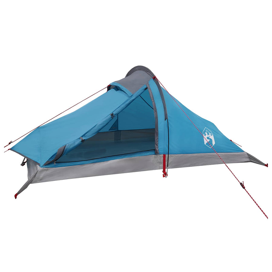 Backpacking Tent Blauw 4-persoons 185T Polyester met PU Coating