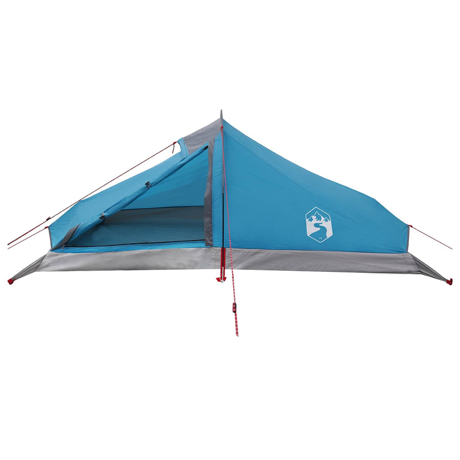 Backpacking Tent Blauw 4-persoons 185T Polyester met PU Coating