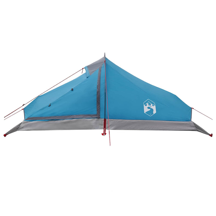 Backpacking Tent Blauw 4-persoons 185T Polyester met PU Coating
