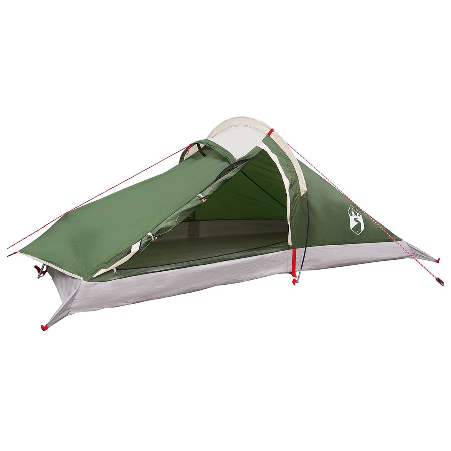 Backpacking Tent Groen 2-persoons 185T Polyester met PU Coating