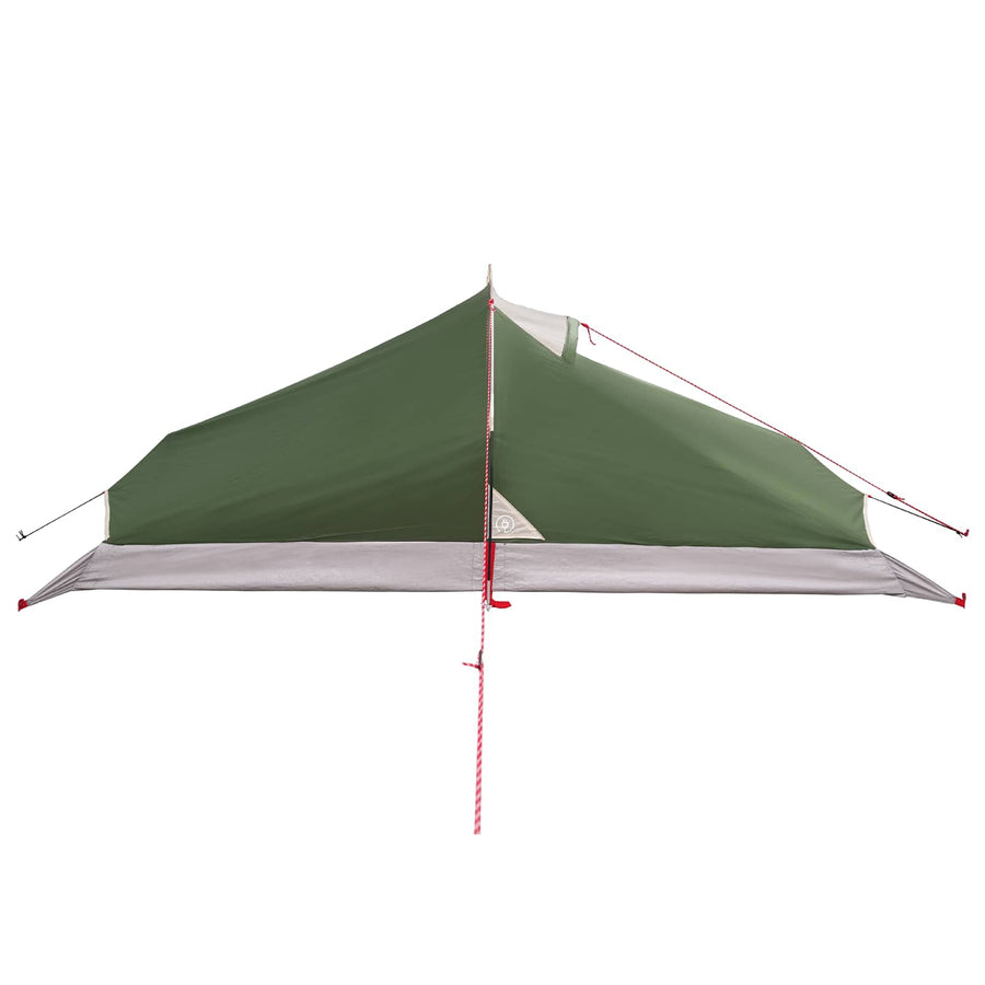 Backpacking Tent Groen 2-persoons 185T Polyester met PU Coating