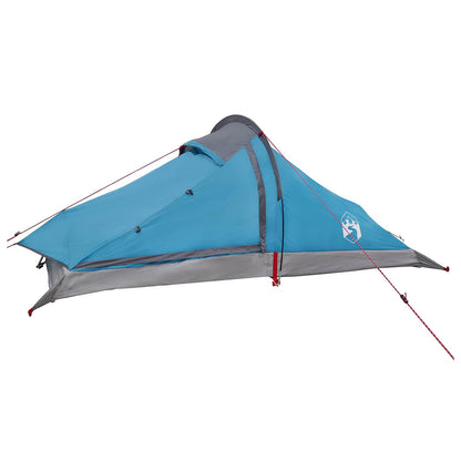 Backpacking Tent Blauw 2-persoons 185T Polyester met PU Coating