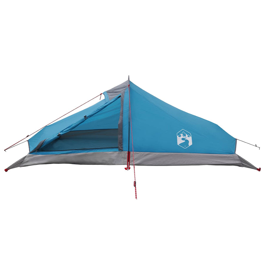 Backpacking Tent Blauw 2-persoons 185T Polyester met PU Coating