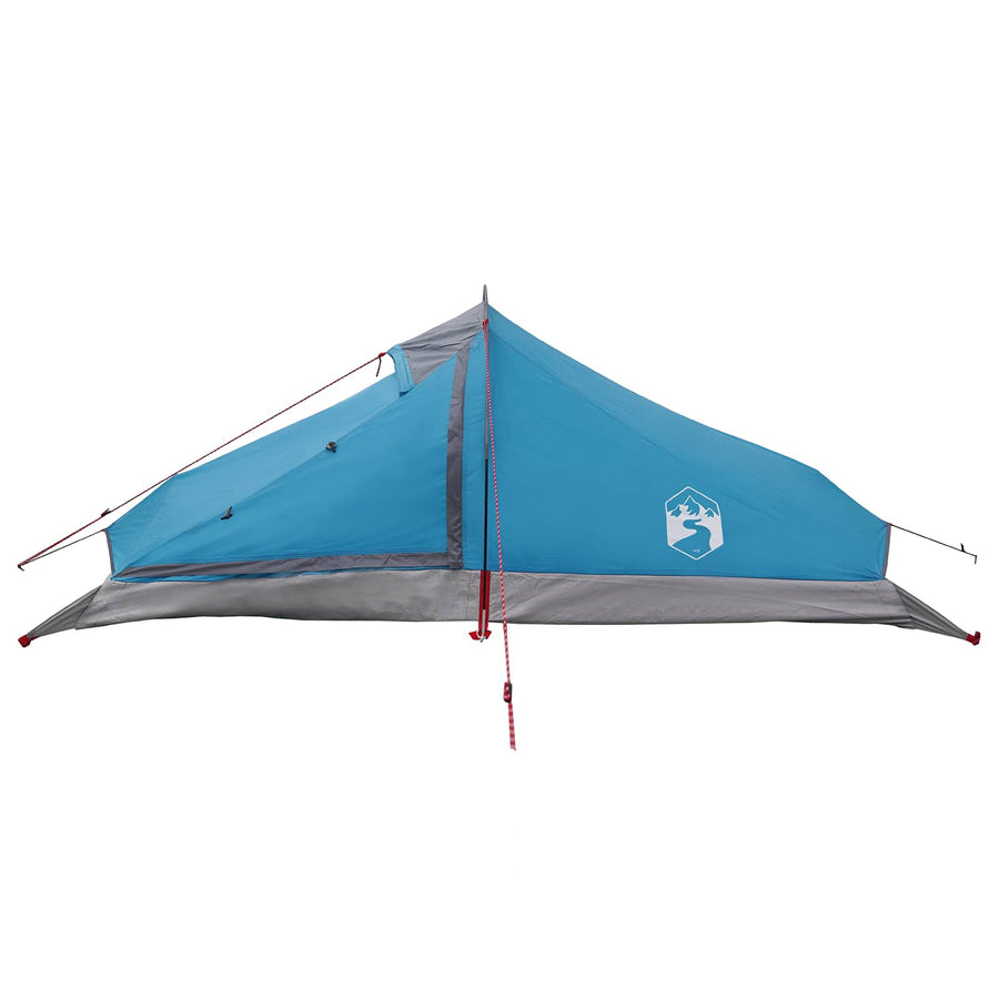 Backpacking Tent Blauw 2-persoons 185T Polyester met PU Coating