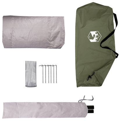 Backpacking Tent Olijfgroen 4-persoons