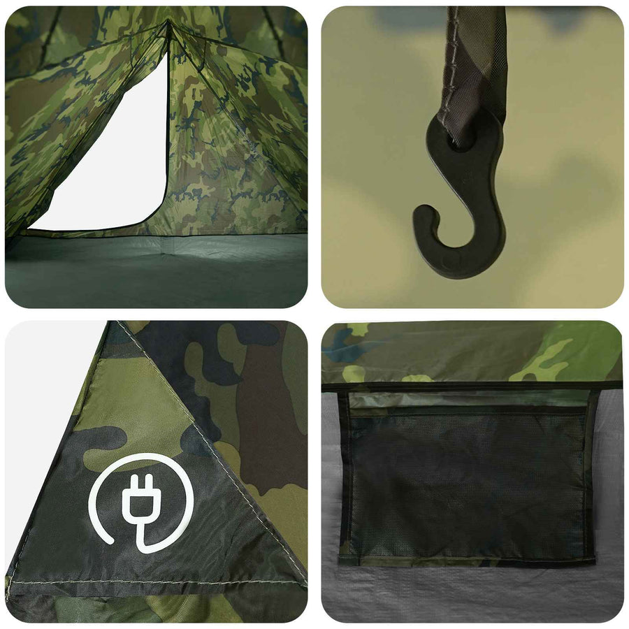 Backpacking Tent Camouflage 4-persoons