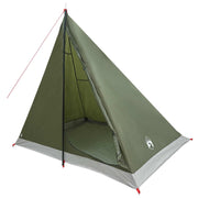Backpacking tent 2-persoons olijfgroen 225x130x142 cm