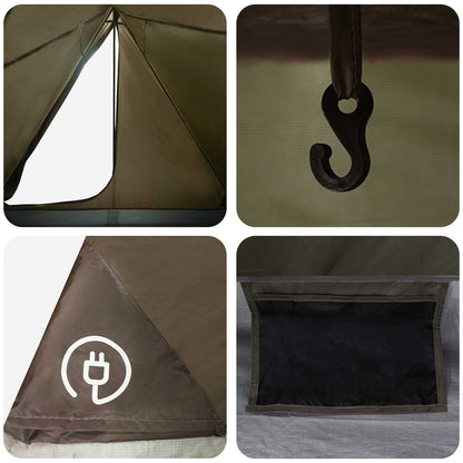 Backpacking Tent Bruin en Grijs 2-persoons