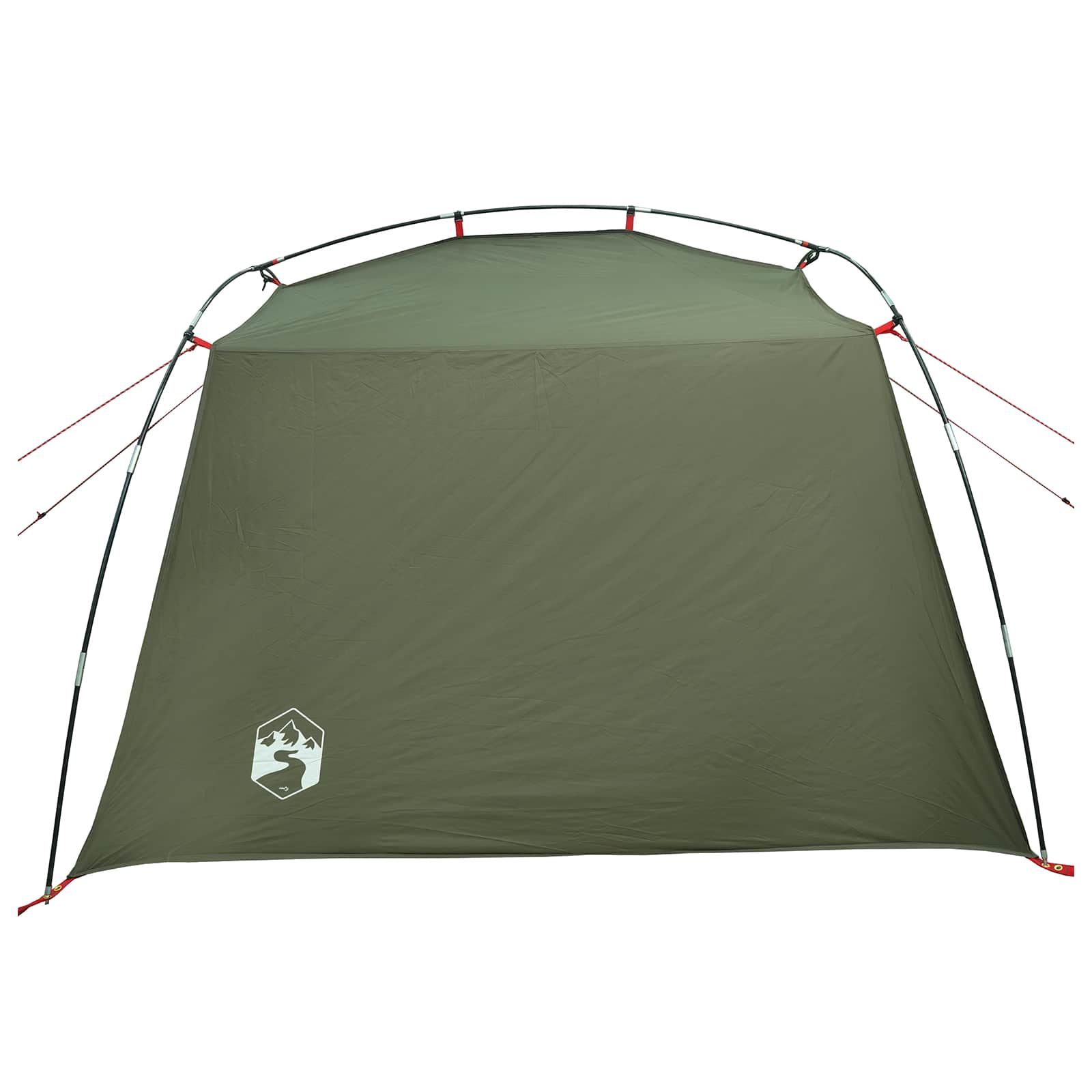 Tunneltent Olijfgroen 4-persoons 185T Polyester met PU Coating