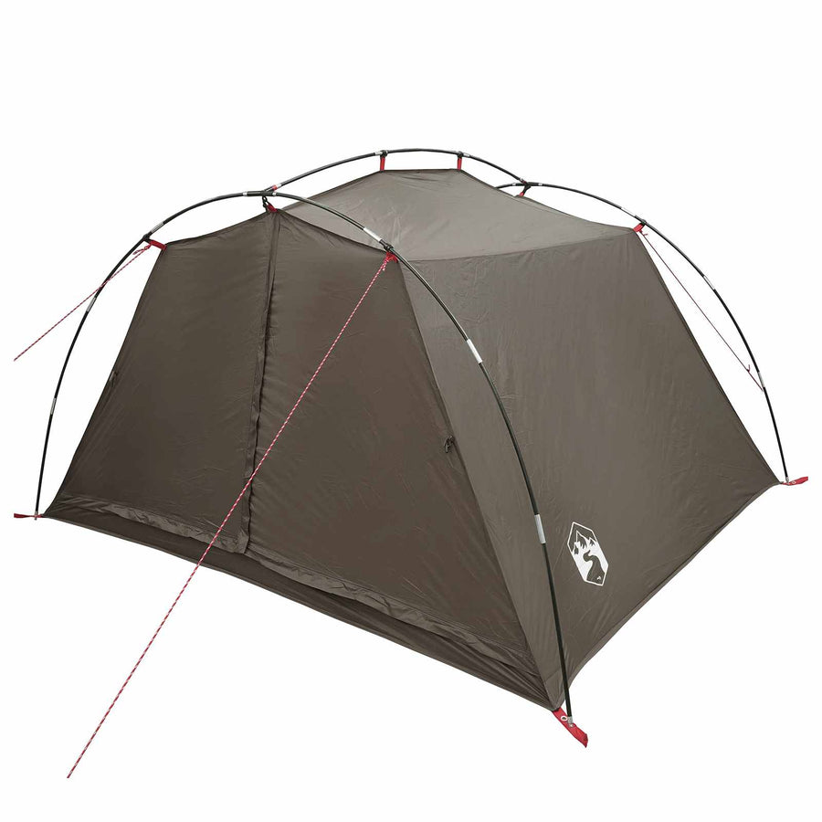 Tunneltent Bruin en Grijs 4-persoons