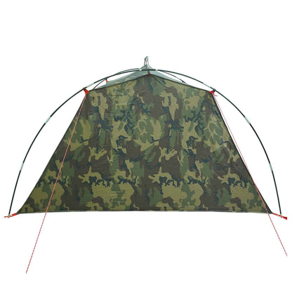 Tunneltent Camouflage 4-persoons 185T Polyester met PU Coating