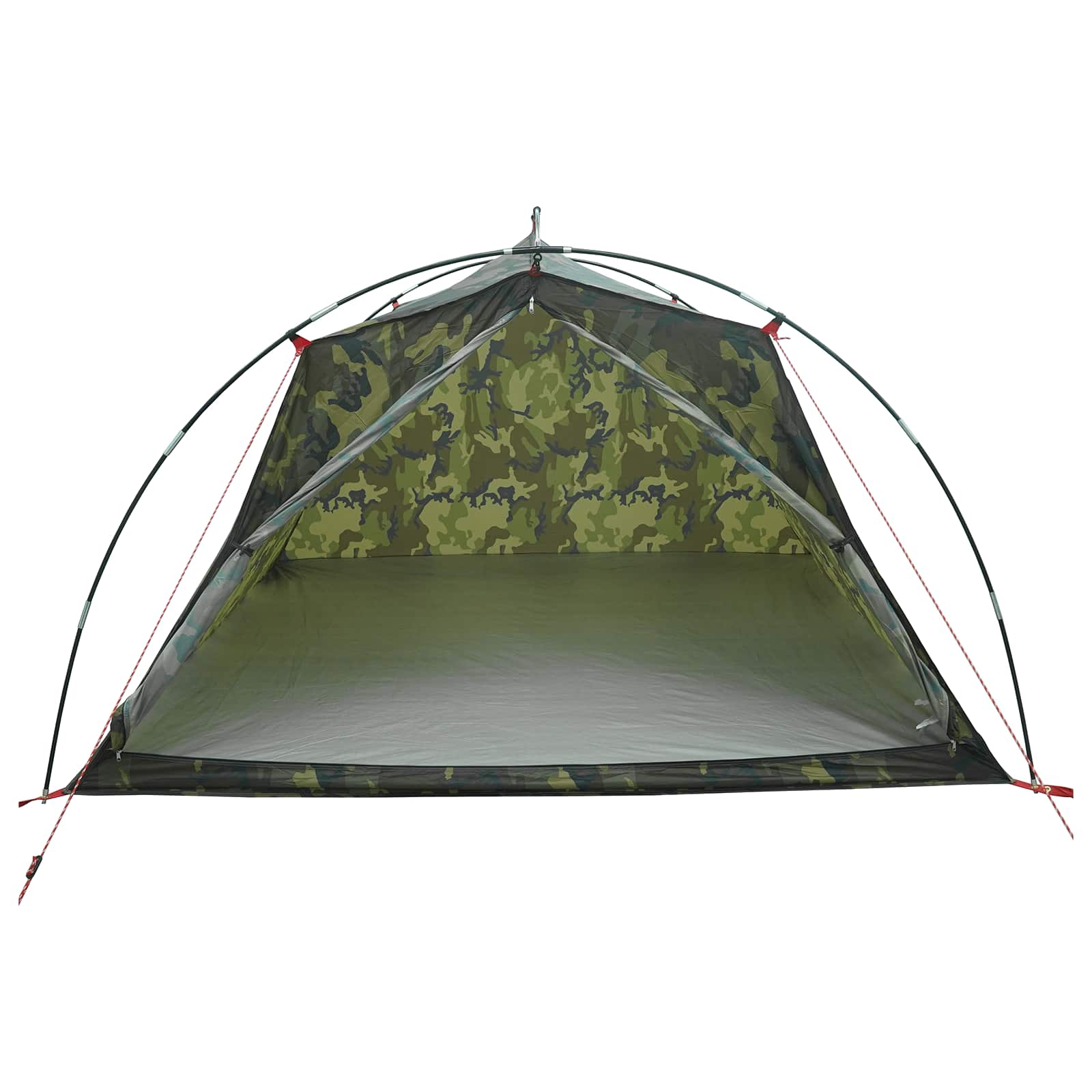 Tunneltent Camouflage 4-persoons 185T Polyester met PU Coating