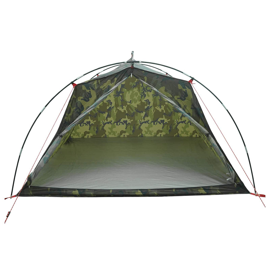 Tunneltent Camouflage 4-persoons 185T Polyester met PU Coating