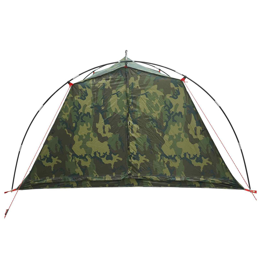 Tunneltent Camouflage 4-persoons 185T Polyester met PU Coating