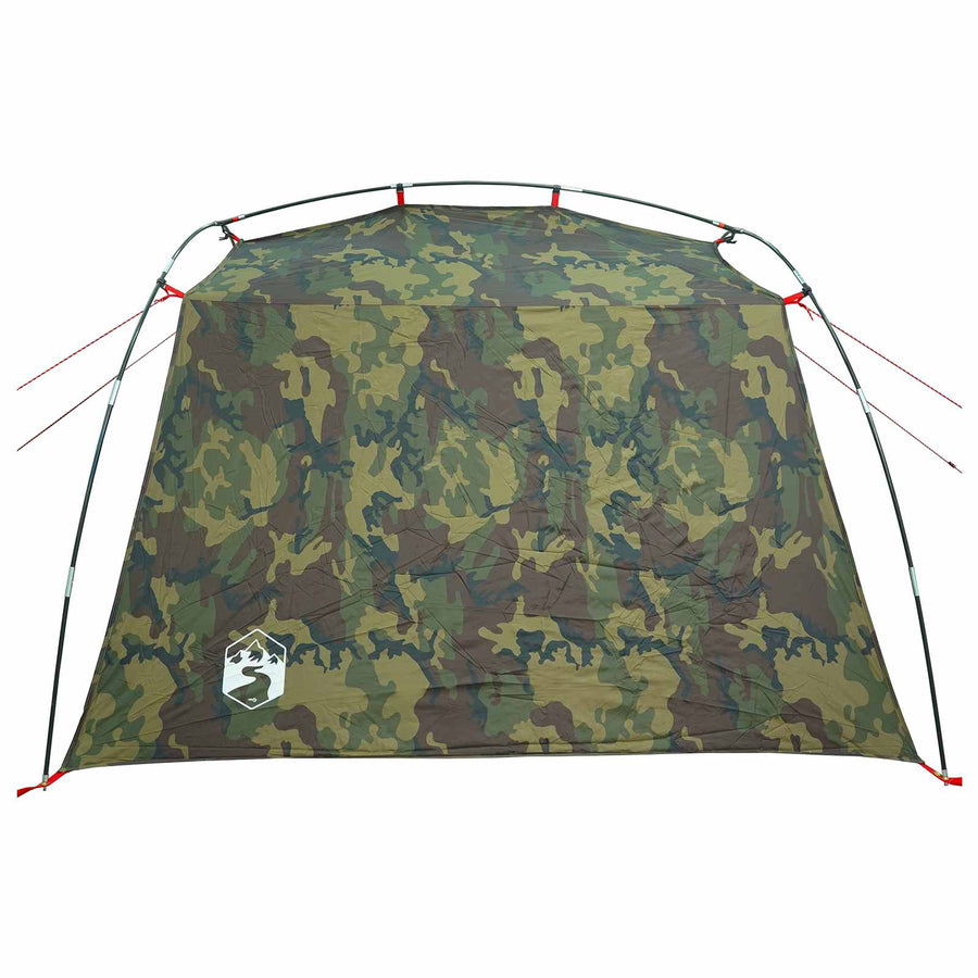 Tunneltent Camouflage 4-persoons 185T Polyester met PU Coating