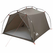 Tunneltent 2-persoons bruin grijs 210x130x108 cm