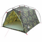 Tunnel Tent Camouflage 2-Person 185T Polyester with PU Coating
