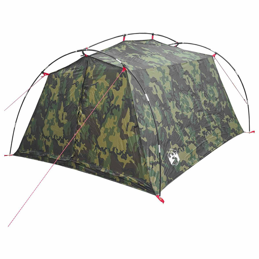 Tunneltent Camouflage 2-persoons 185T Polyester met PU Coating