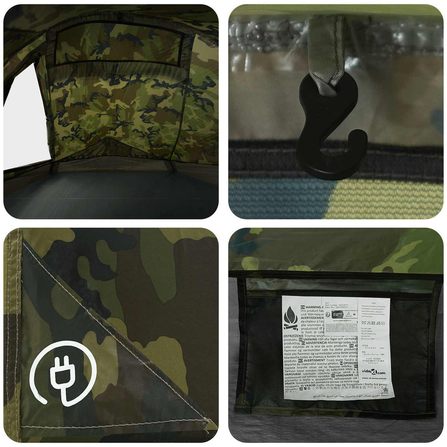 Backpacking Tent Camouflage 4-persoons