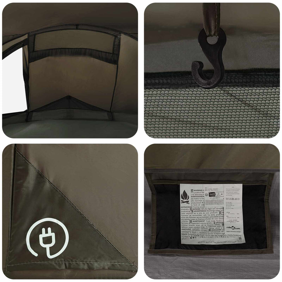 Backpacking Tent Bruin en Grijs 2-persoons