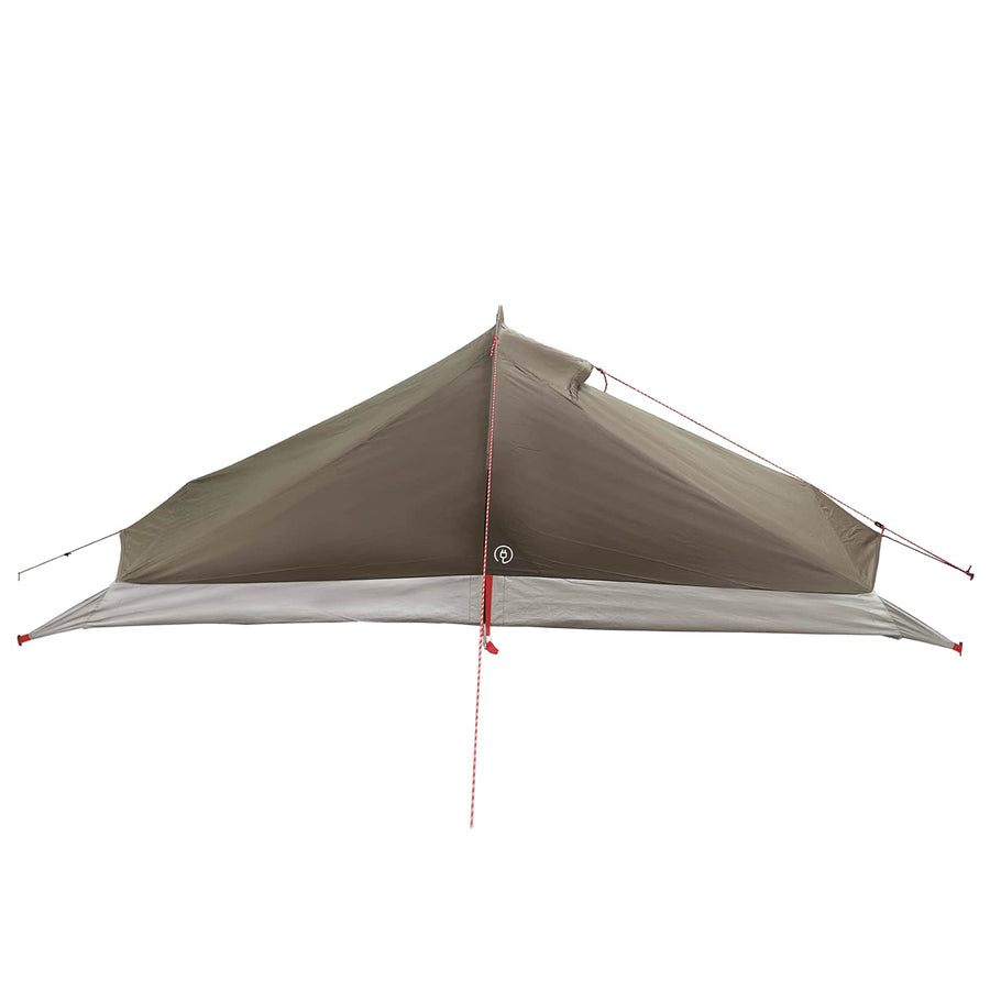 Backpacking Tent Bruin en Grijs 2-persoons