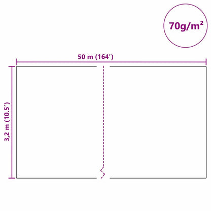 Vorstbescherming Plantvlies Wit 50 x 3,2 m Niet-geweven Stof