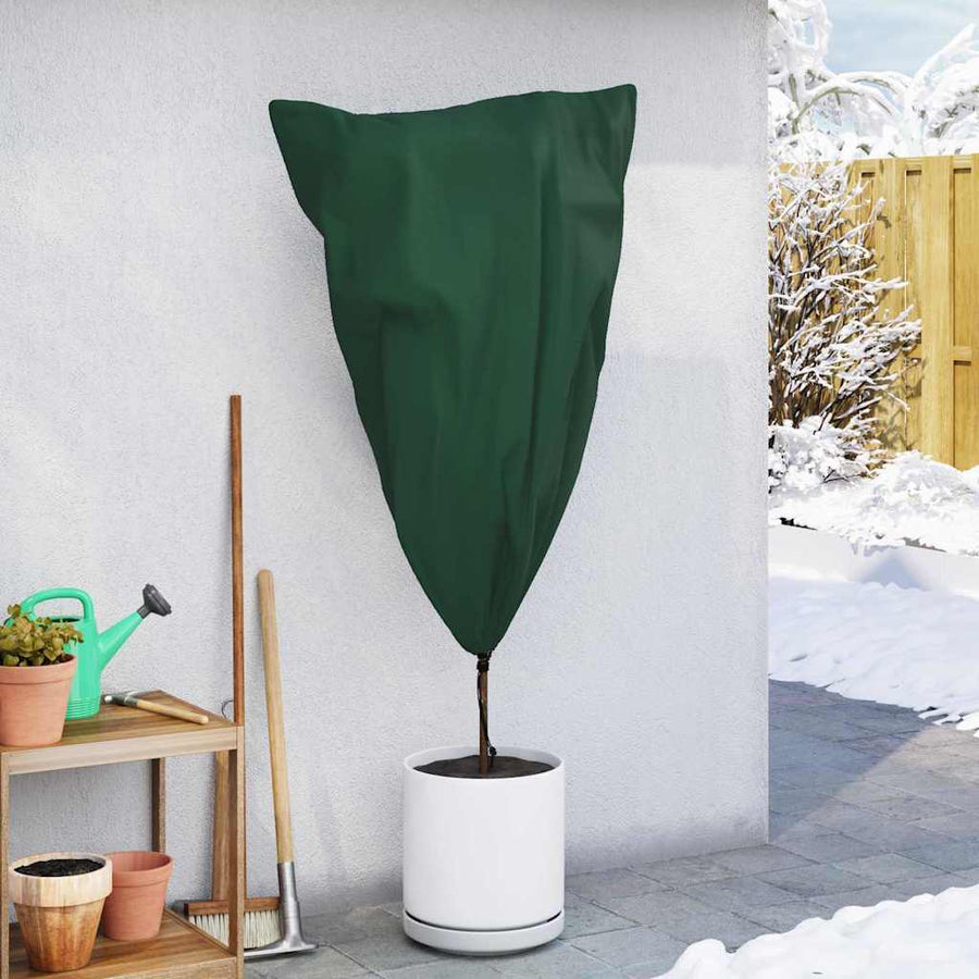 Vorstbescherming Plantenfleece Covers 10 pcs Groen 0,8 x 1,2 m