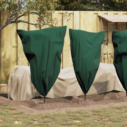 Vorstbescherming Plantenfleece Covers 10 pcs Groen 0,8 x 1,2 m