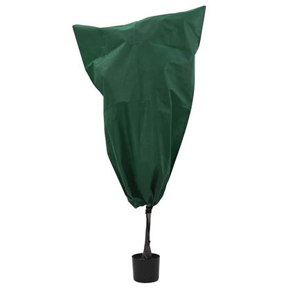 Vorstbescherming Plantenfleece Covers 10 pcs Groen 0,8 x 1,2 m