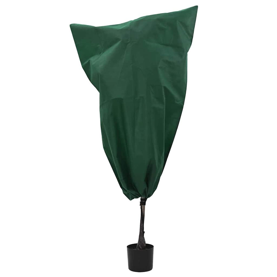 Vorstbescherming Plantenfleece Covers 10 pcs Groen 0,8 x 1,2 m