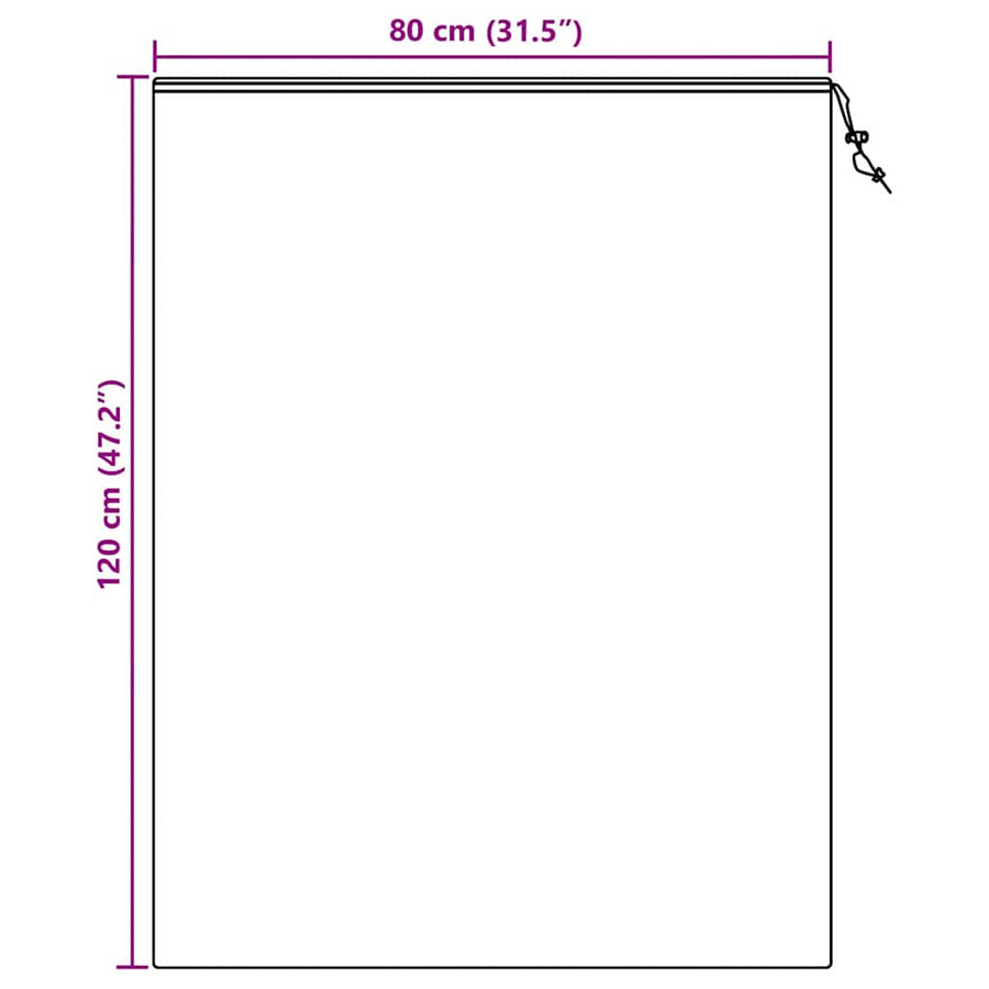 Vorstbescherming Plantenfleece Covers 10 pcs Groen 0,8 x 1,2 m