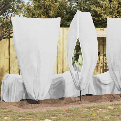 Vorstbescherming Plantenfleece Covers 5 pcs Wit 1,55 x 1,55 m
