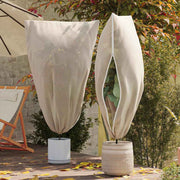 Plantenhoes fleece 1,55 x 1 m beige 5 stuks