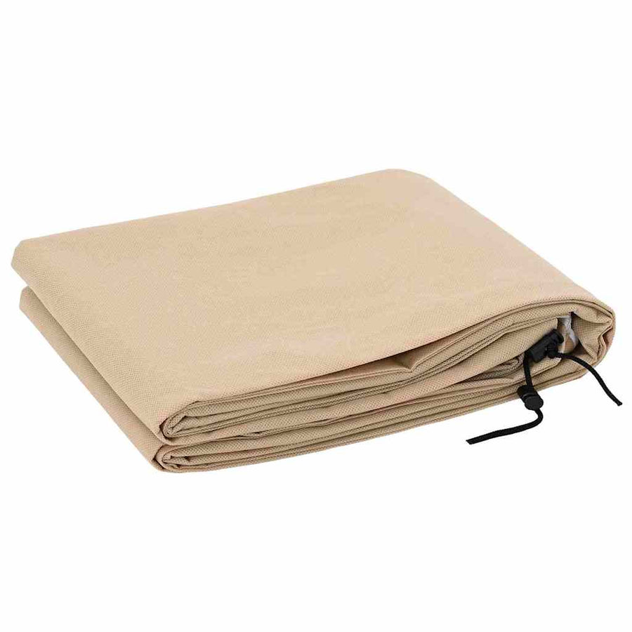 Vorstbescherming Plantenfleece Covers 5 pcs Beige 1,55 x 1,55 m