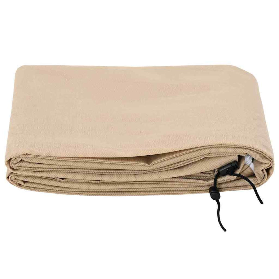 Vorstbescherming Plantenfleece Covers 5 pcs Beige 1,55 x 1,55 m